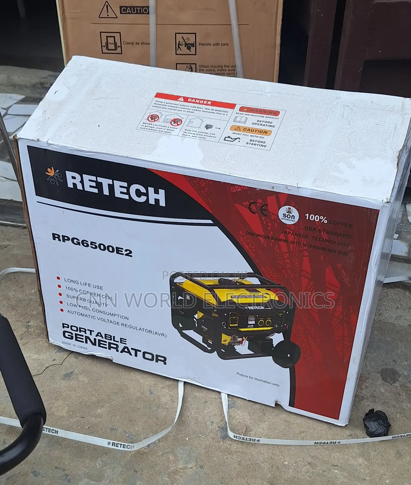 RETECH PORTABLE GENERATOR (4.0kva) Starting System Copper