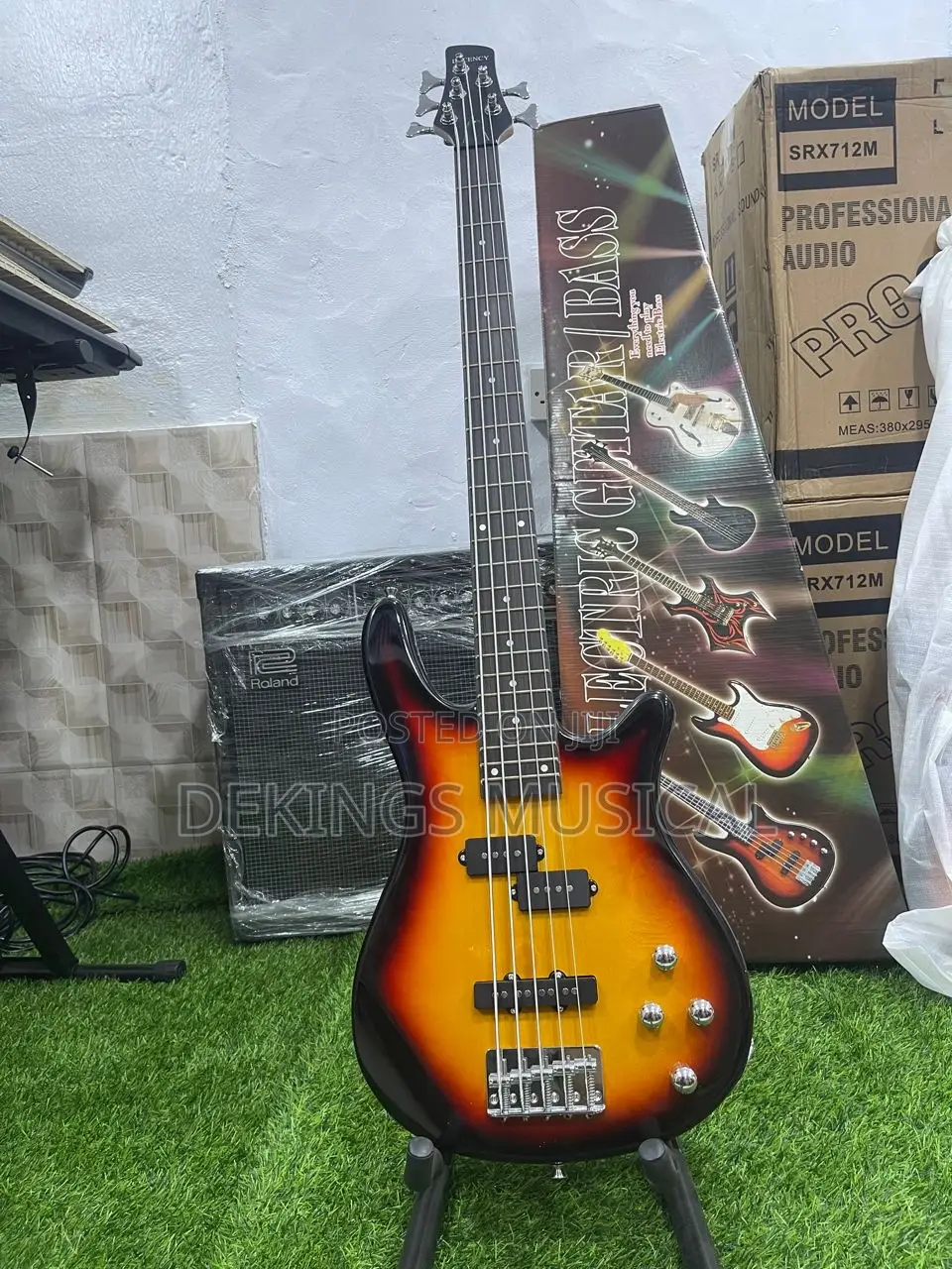 Bass 5 Strings Passive Electric Guitar