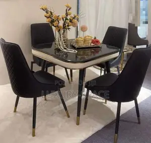 Quality Marble Dining Set by 4
