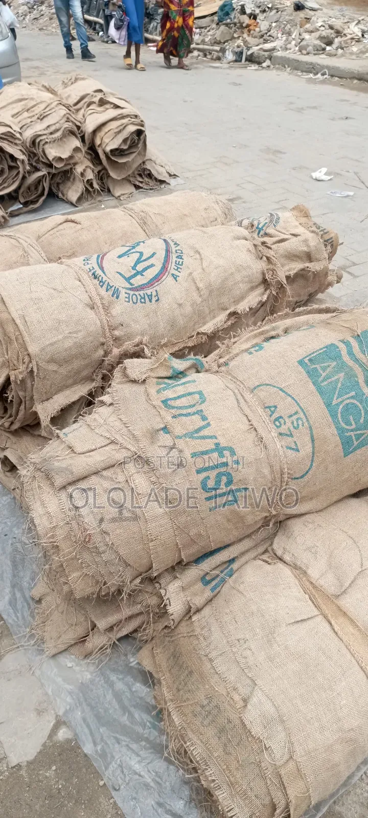 Jute Bag for Construction Him