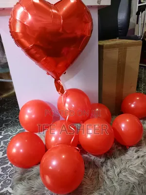 20pcs of Balloon 1pc of Heart Voil Balloon