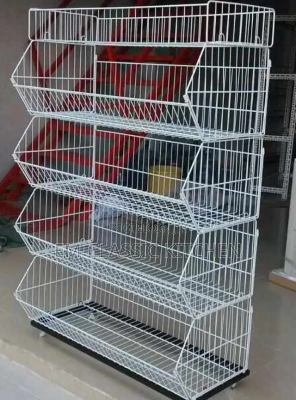 Supermarket Wire Chef's Display 5 Steps