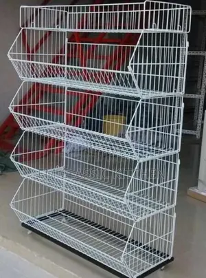 Supermarket Wire Chef's Display 5 Steps