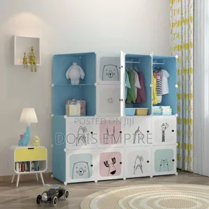 Eco-Friendly Sturdy Children Plastic Wardrobes for Clothes
