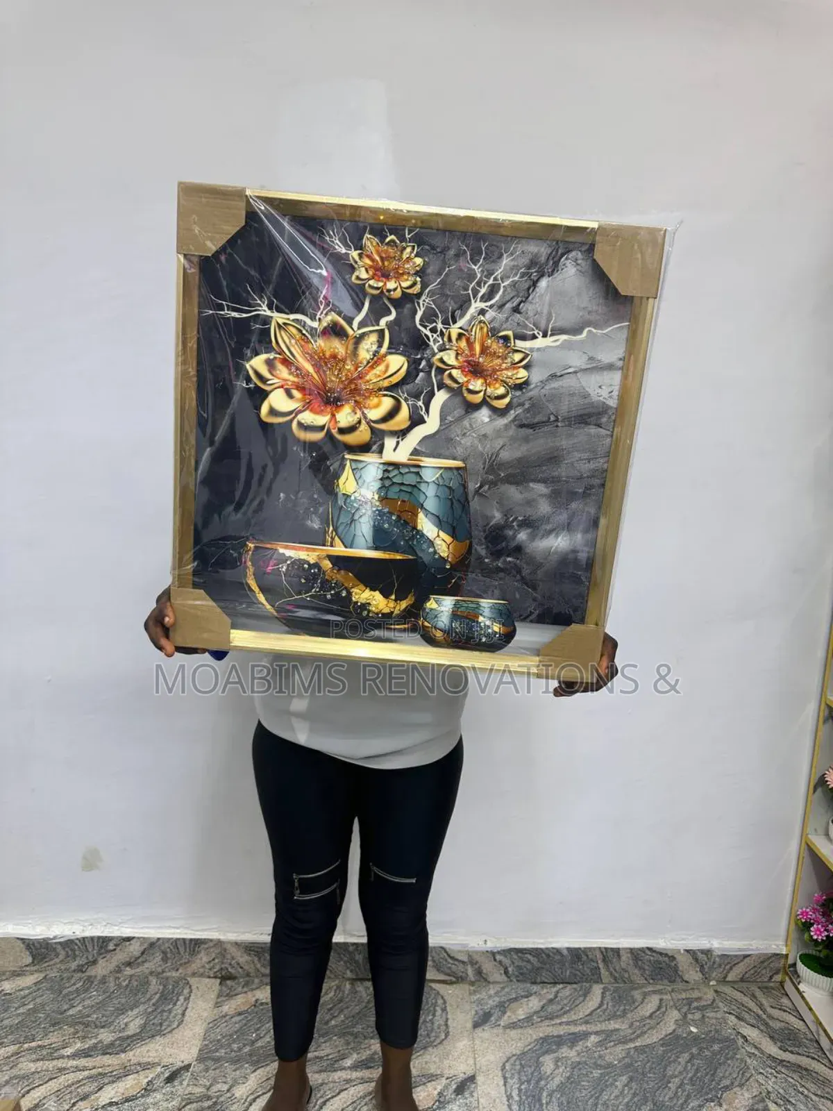 Modern Quality Acrylic Wall Frames 50/50cm