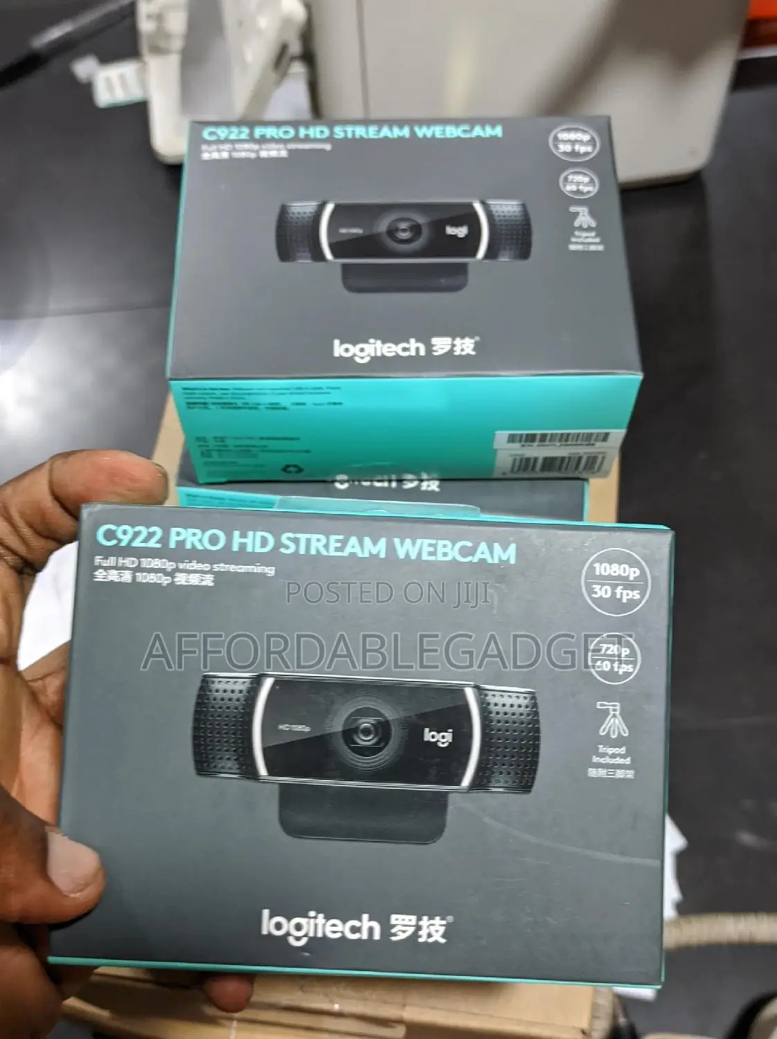 Logitech C922 Full Hd Webcam With Tripod Stand