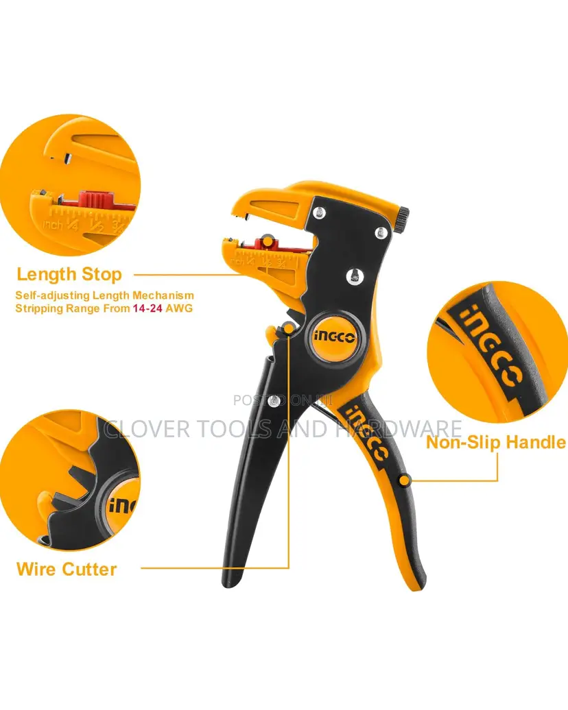 Wire Strippers Tool Ingco Automatic Wire Peeler