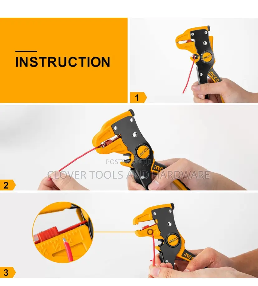 Wire Strippers Tool Ingco Automatic Wire Peeler