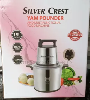 Silver Crest 15L Yam Pounder and Multipurpose Food Processor