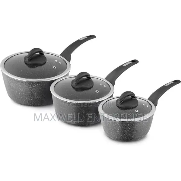 Tower 3piece Saucepan Set