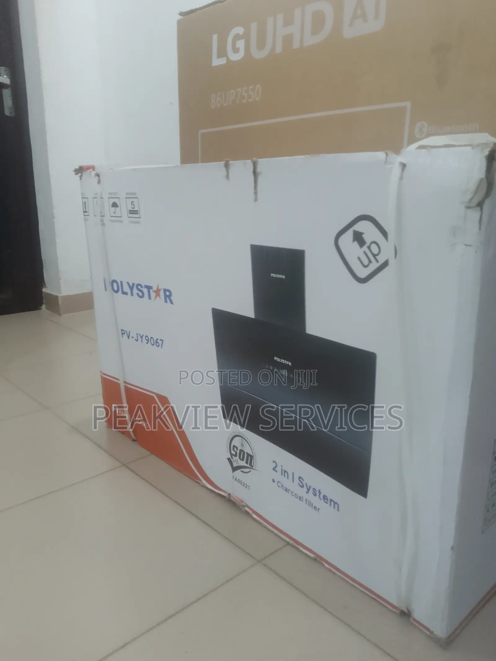 Super Strong Polystar Range Hood ''Pv-Jy9067''