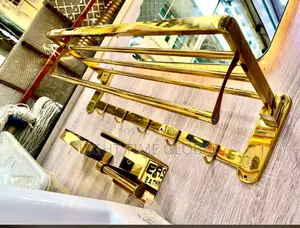 Gold Towel,Tissue,Shop Holder Set