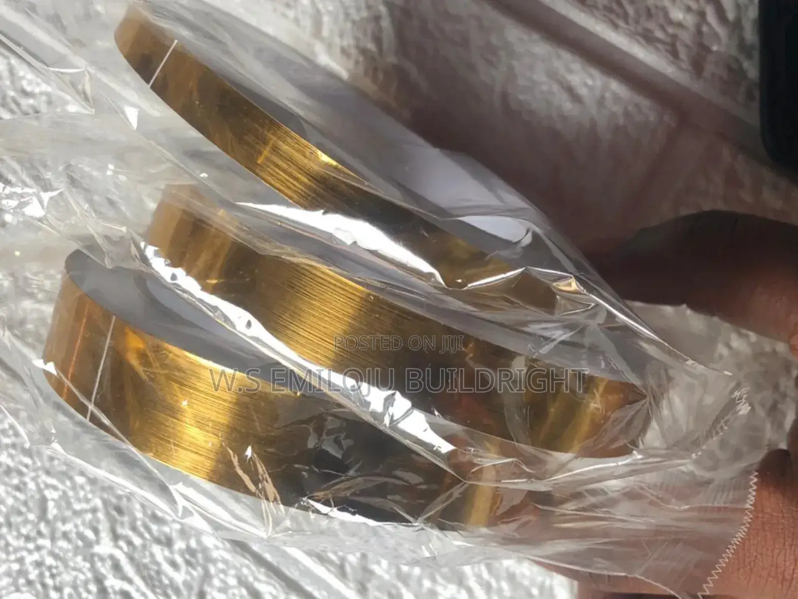Gold Silver and Black Tape for Wall Decoration