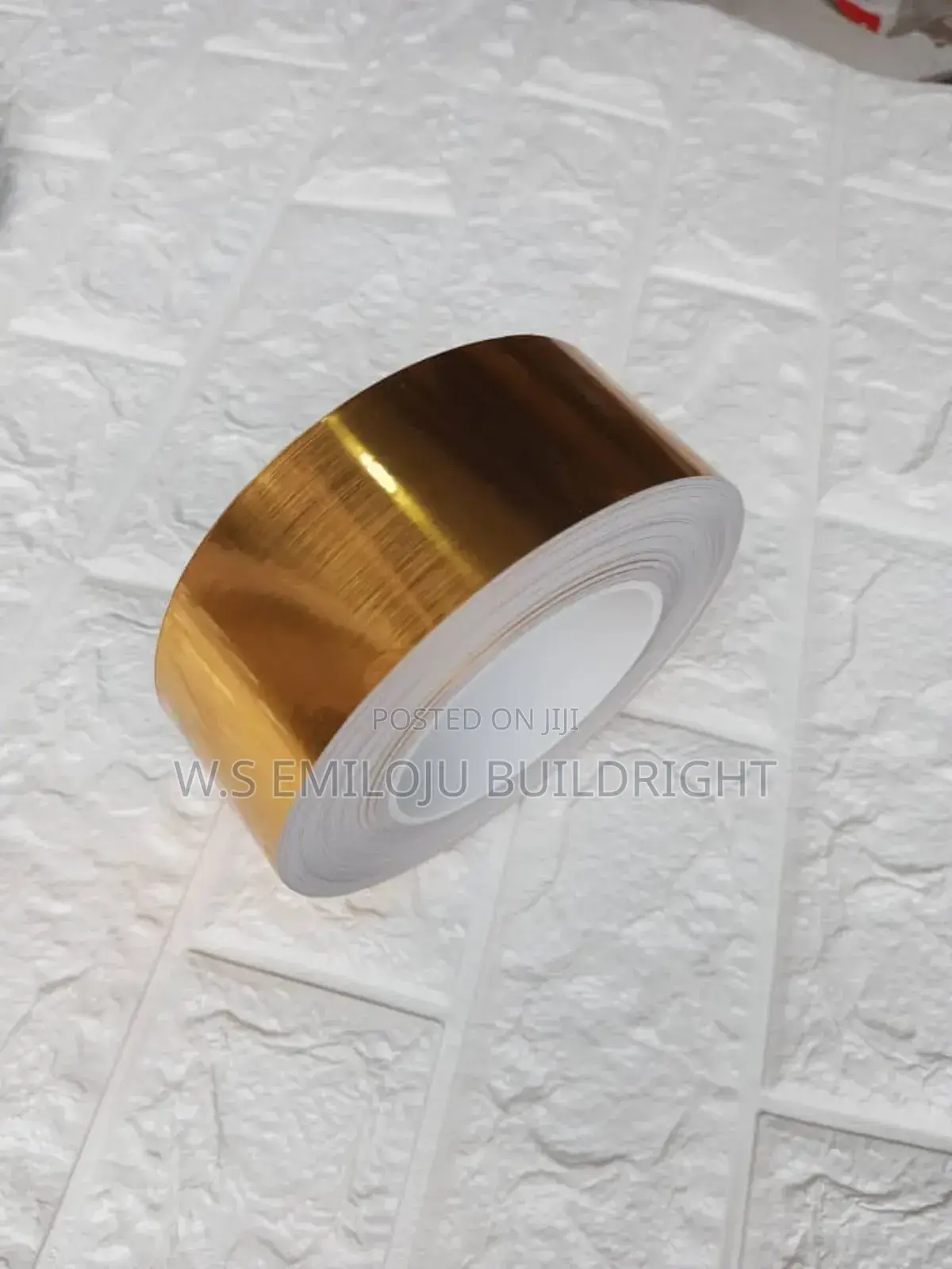 Gold Silver and Black Tape for Wall Decoration