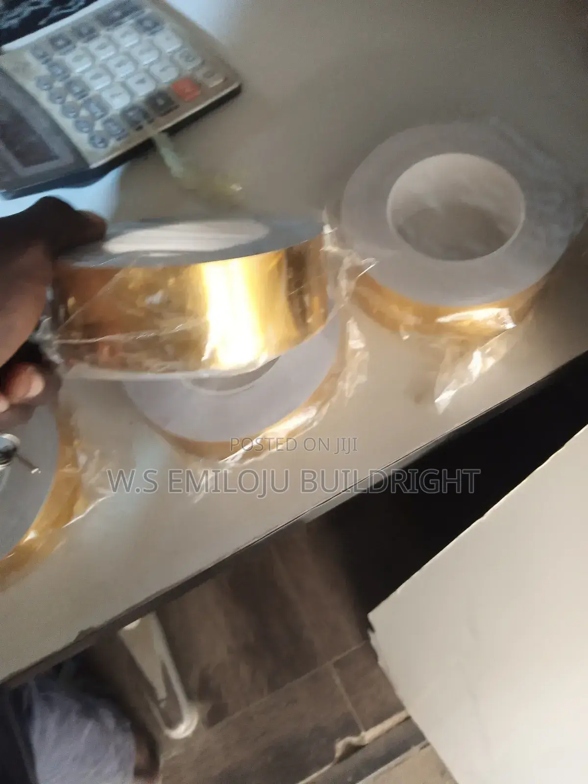 Gold Silver and Black Tape for Wall Decoration