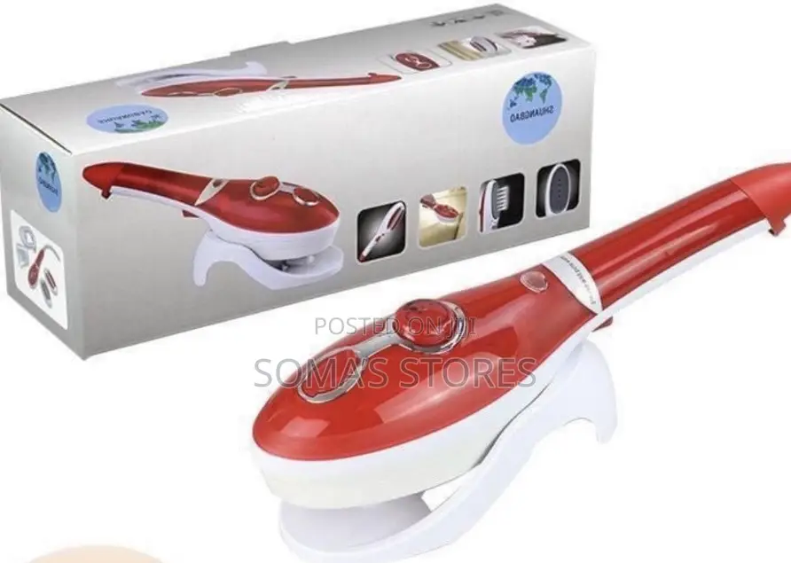 Red Steam Iron