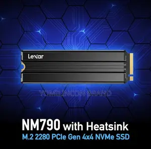 Lexar 4TB NM790 SSD With Heatsink Pcie Gen4 Nvme M.2