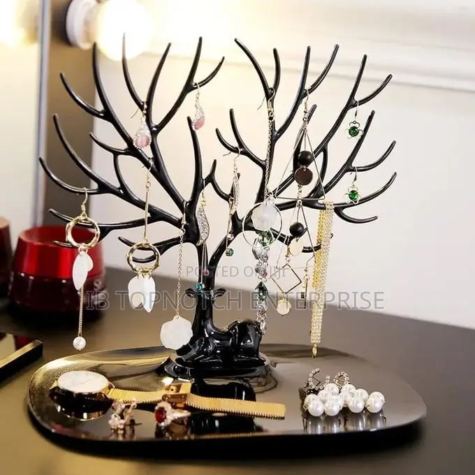 Display Deer Head Jewelry Storage Rack