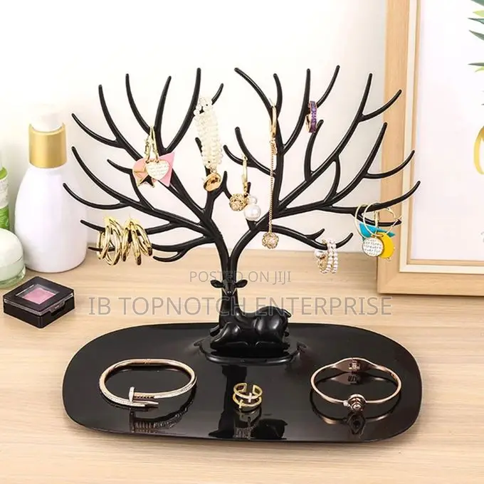 Display Deer Head Jewelry Storage Rack