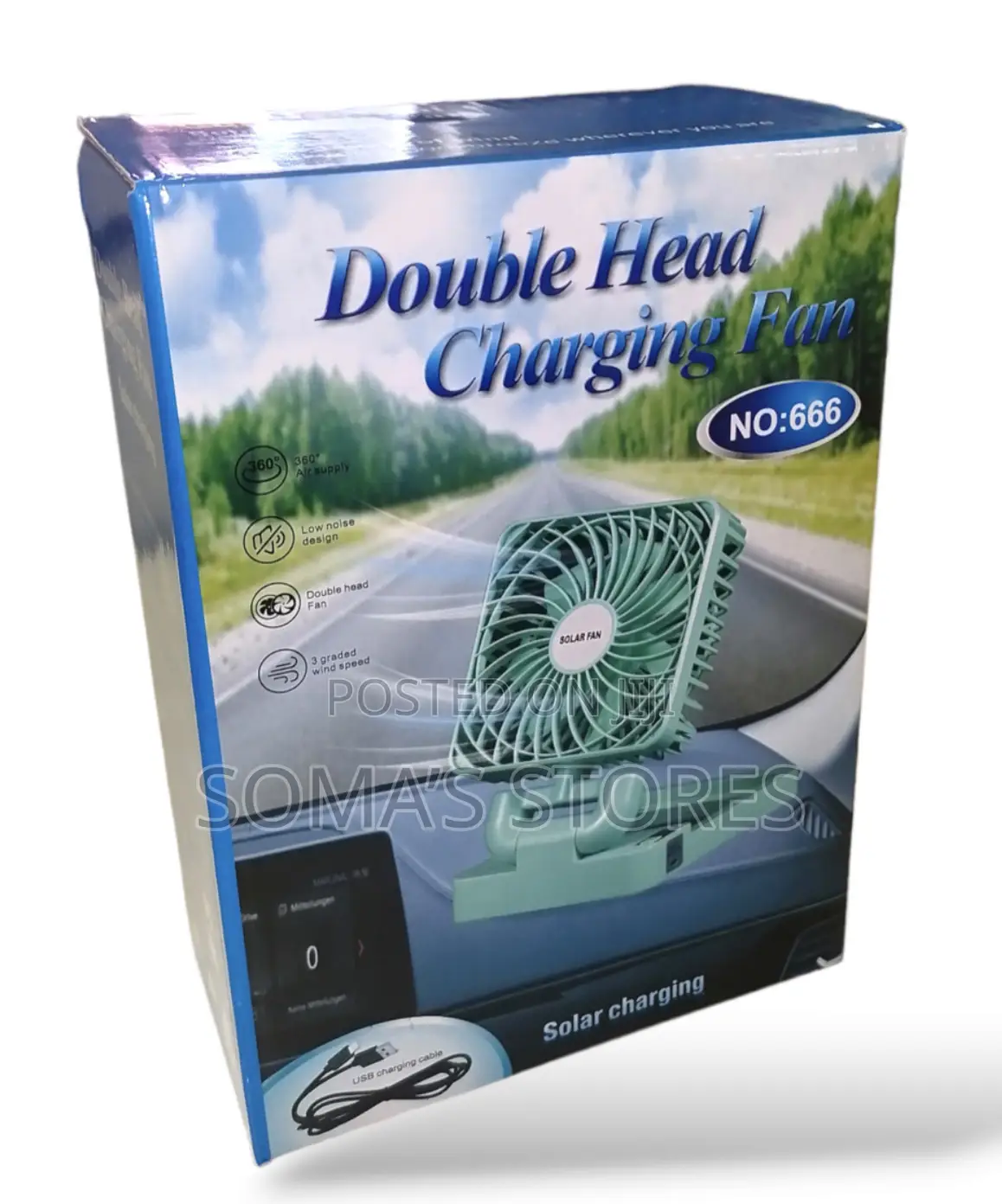 Single Solar Fan