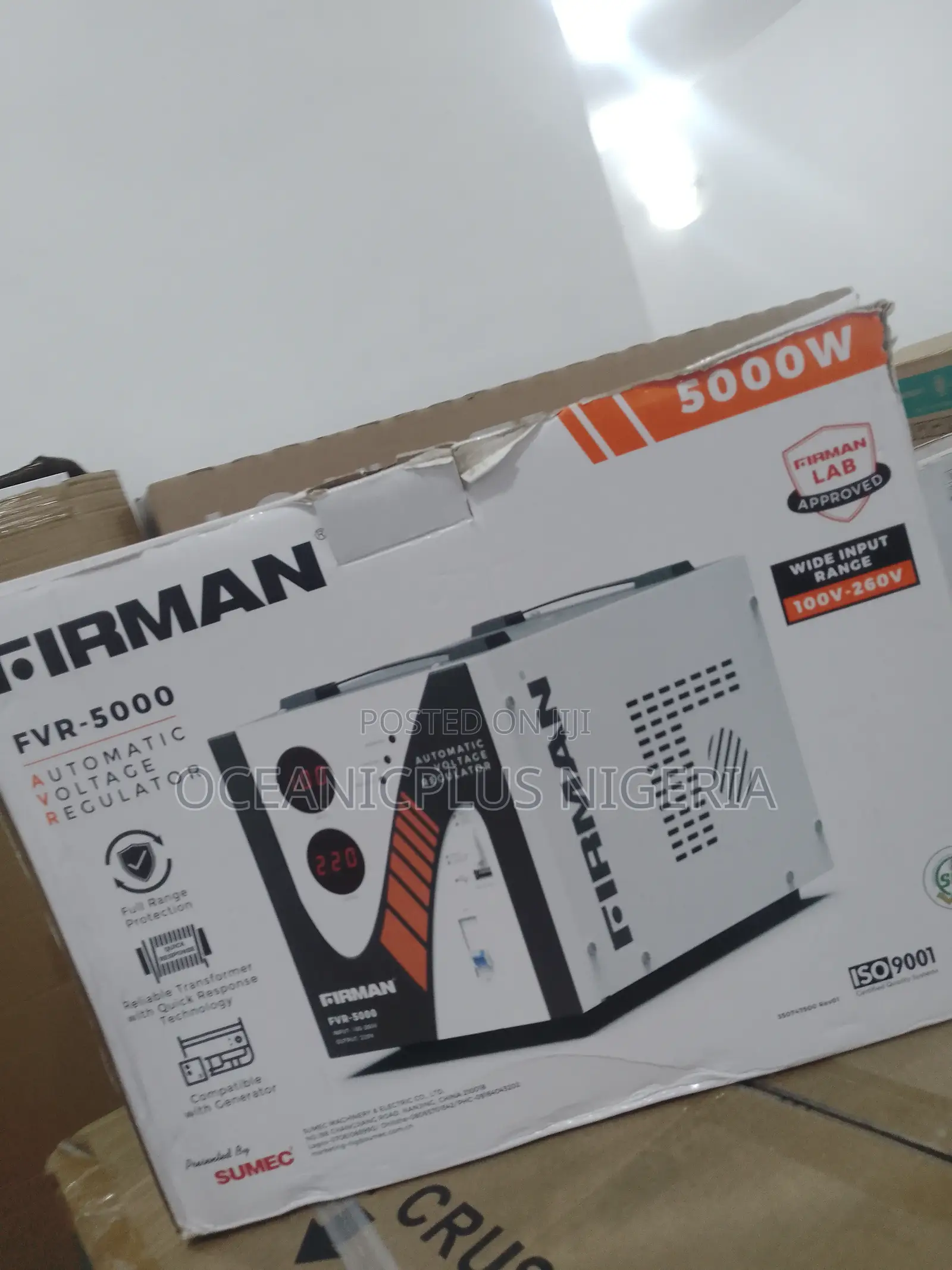 Original 5000watts Firman Voltage Stablizer