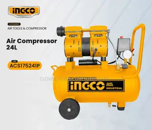 INGCO ACS175246 Silent and Oil Free Air Compressor 0.8hp 24L