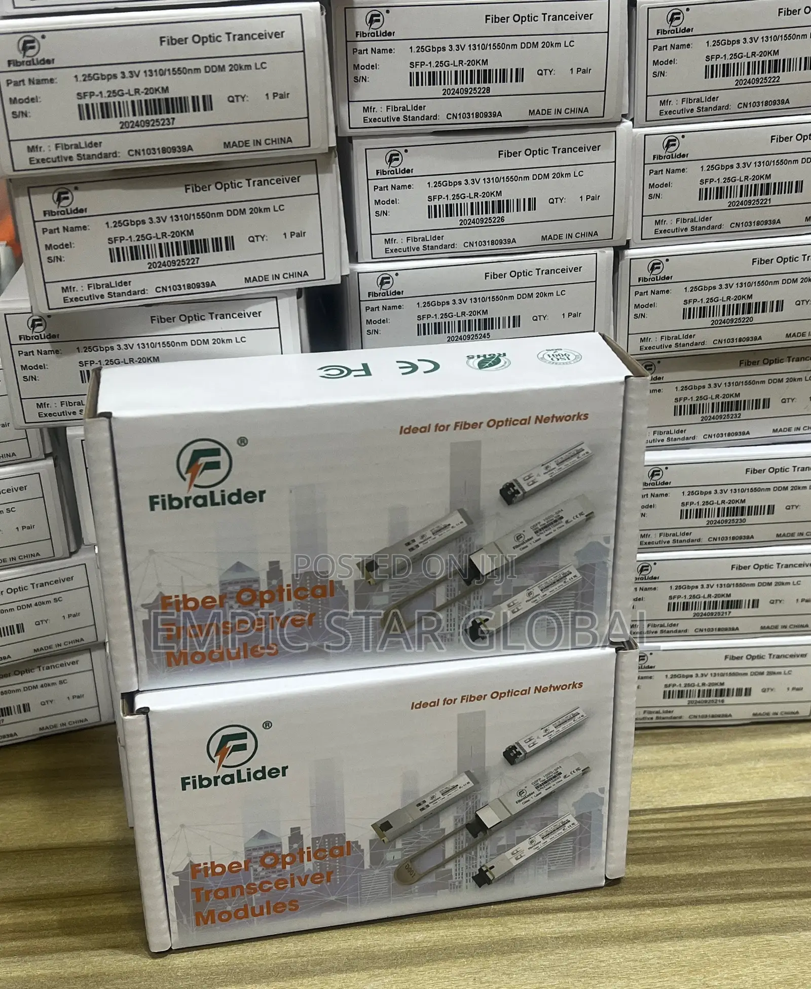 Fiber Simplex SFP Moduel Sm Lc 20km a B