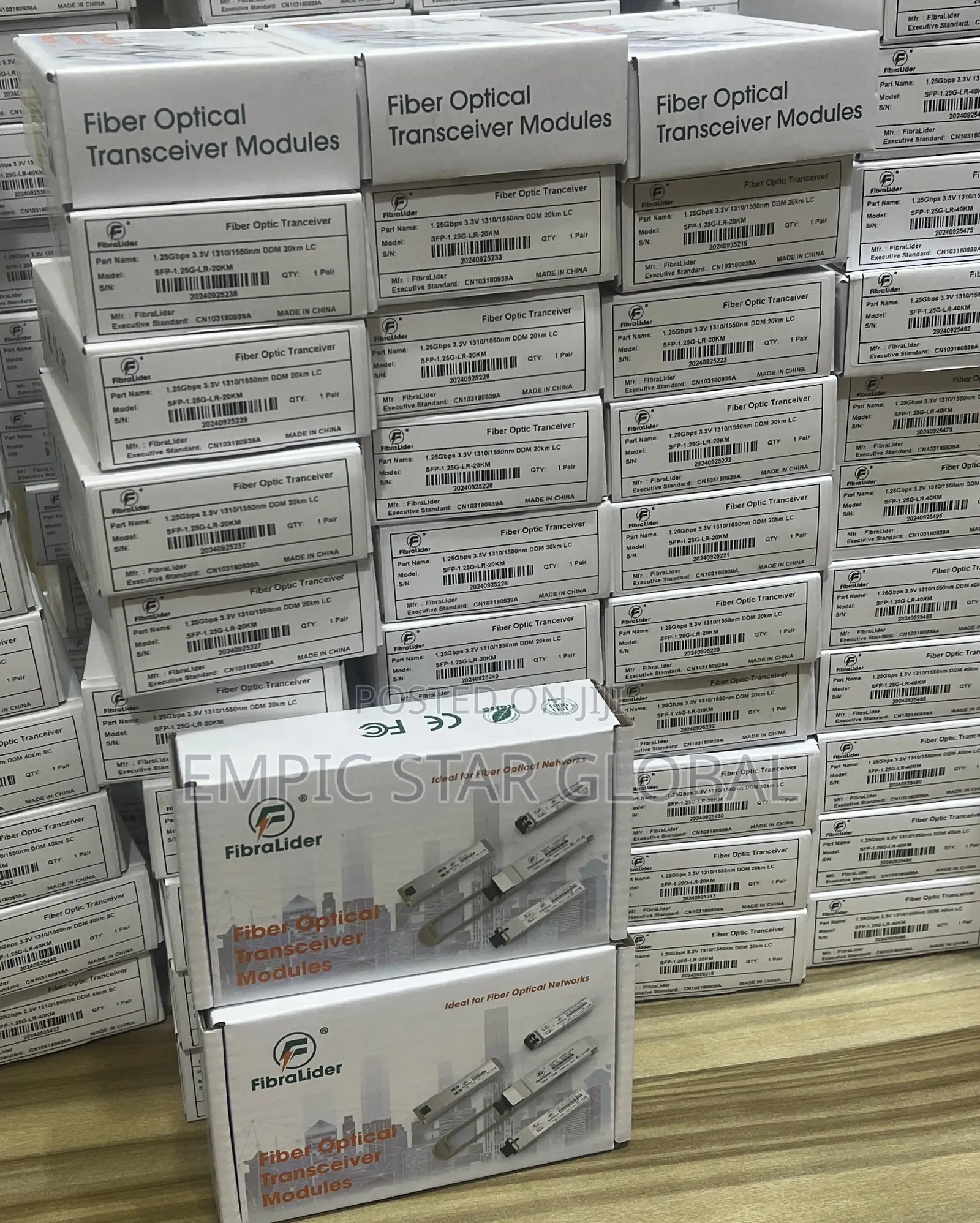 Fiber Simplex SFP Moduel Sm Lc 20km a B