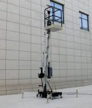 Electric Indoor Outdoor Vertical Mast Lifthydraulic Man Lift