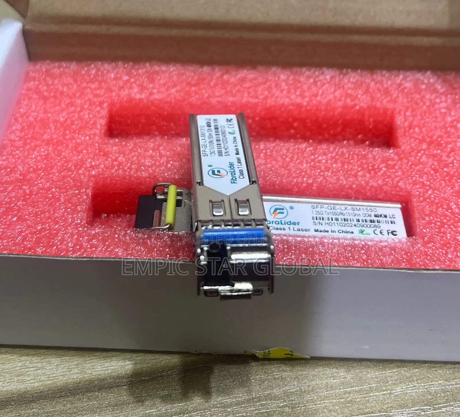 Fiber Optical Transceiver Moduel 1port Lc 40km 1g a B