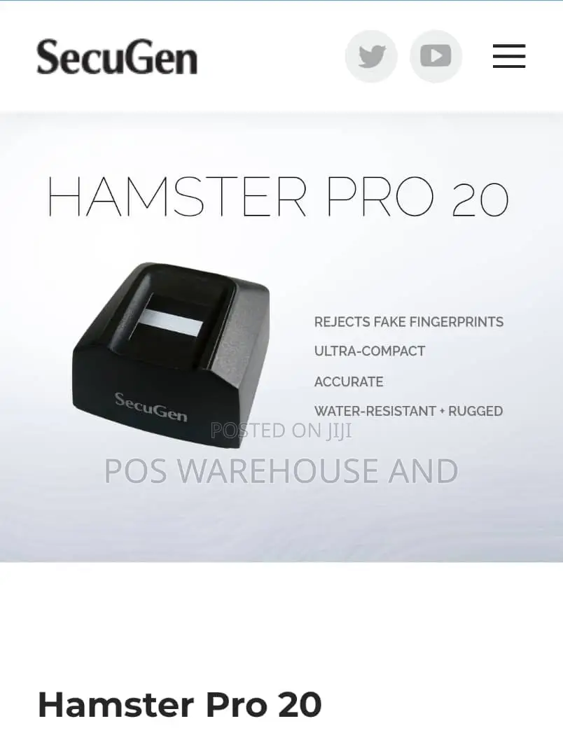 Secugen Hamster Pro HU20