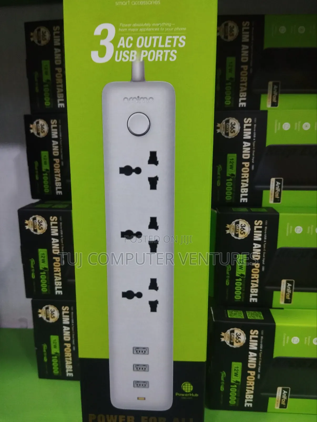 Oraimo Extension Socket and USB Ports