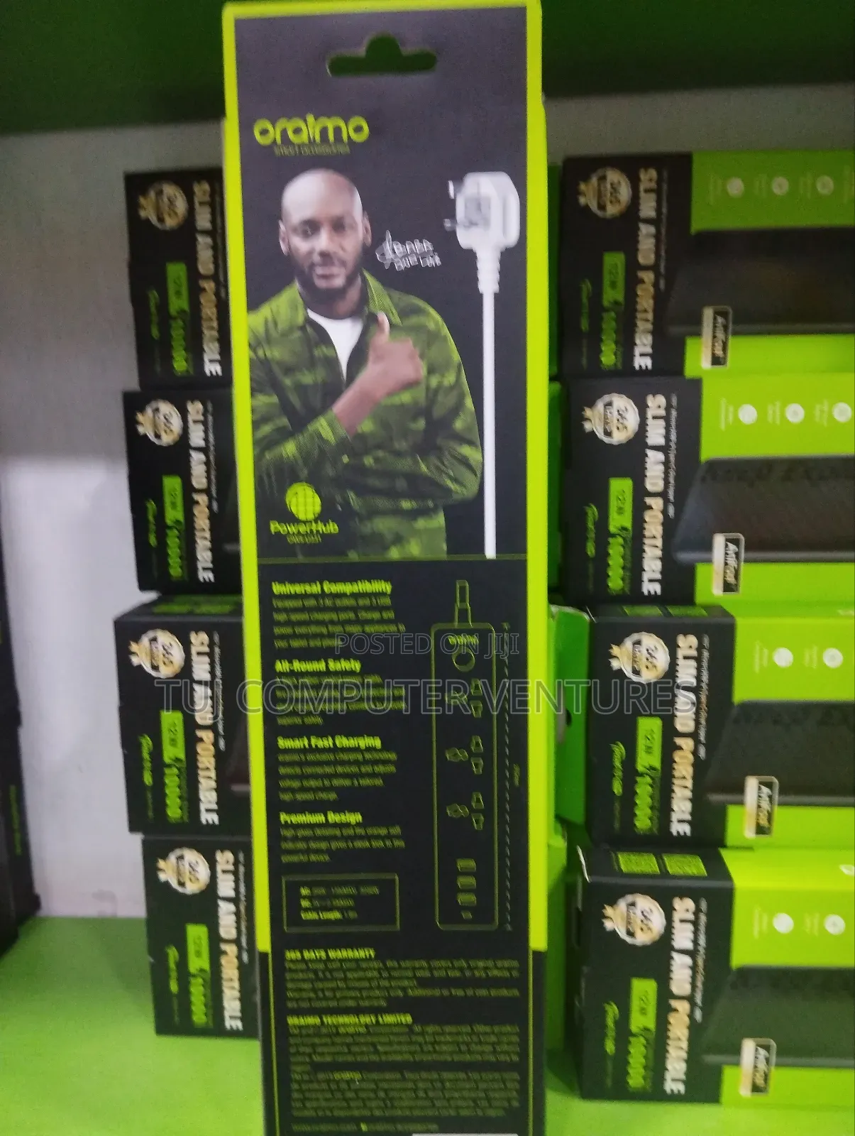 Oraimo Extension Socket and USB Ports