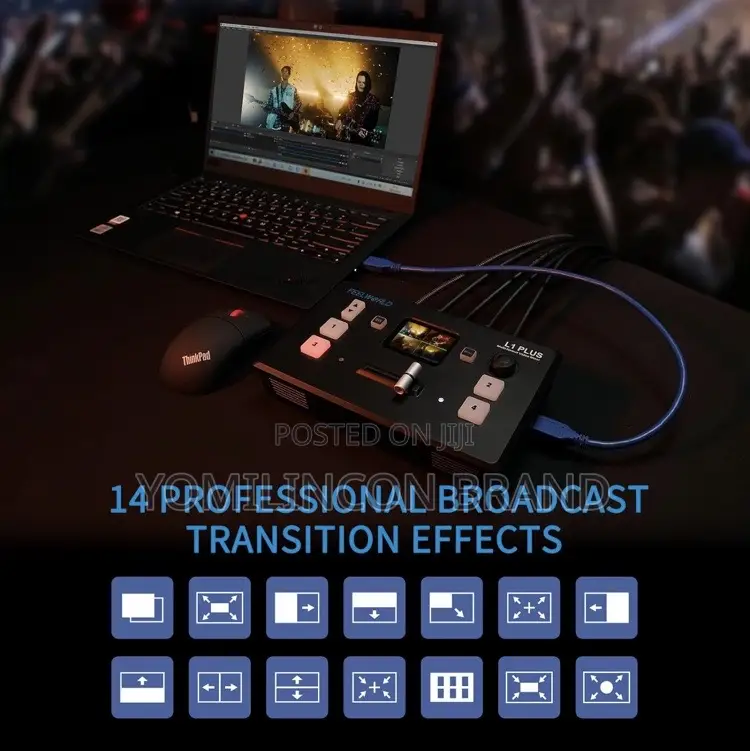FEELWORLD L1 Plus Multi Camera Video Mixer Switcher