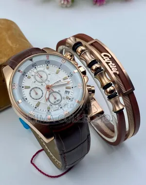 Photo - High Quality, Chronograph, Dated, Cartier Original Leather