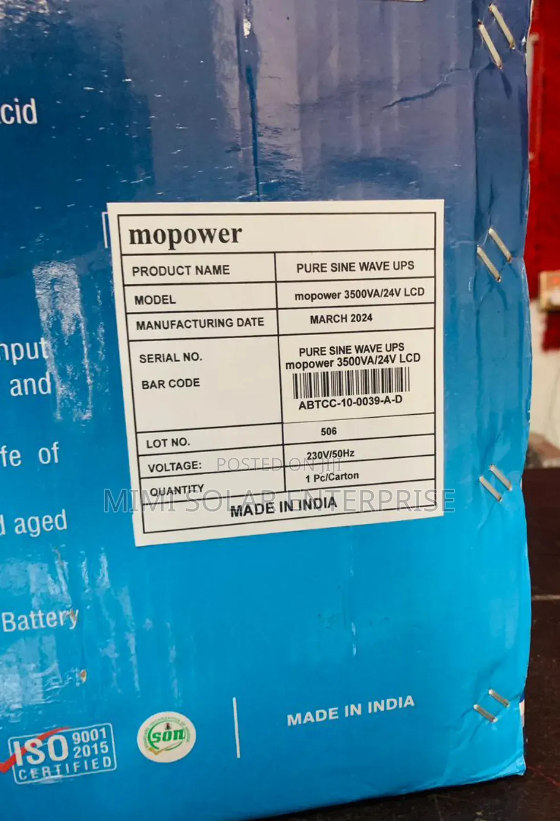 Mopower 3.5ka 24vols