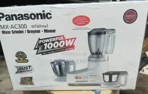Panasonic 1000-Watts MX-AC300 3cup Super Mixer Grinder, 220V