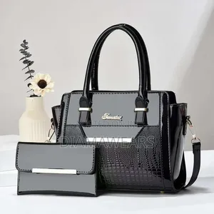Red Wine Trendy Lether Hand Bag