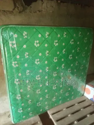 6 by 6ft by 16 Inches Semi Orthopedic Green Earth Mattress