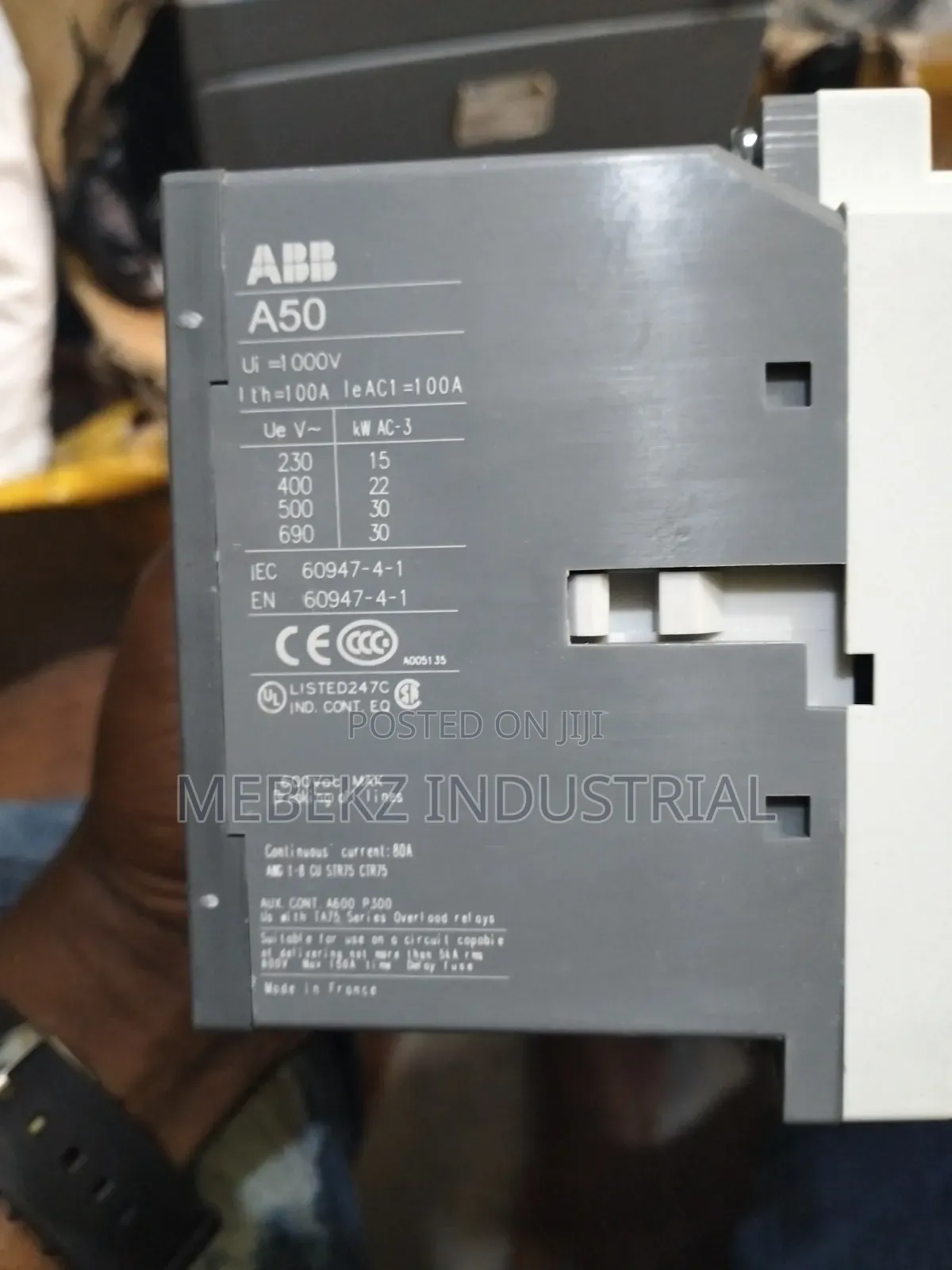 Abb Contactor 100A 4pole A50-40-00