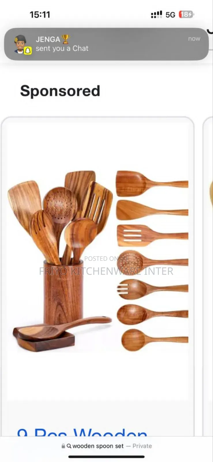 Original Wooden Cooking Spoon
