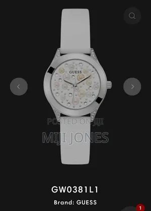 Photo - Guess Ladies Pearl Stainless Steel Watch Gw0381l1