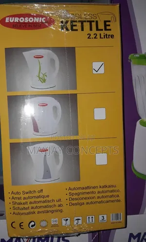 Eurosonic 2.2litres Automatic Kettle(Cordless)