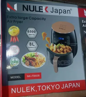 Nulek Japan 8 Litres Airfryer Large Capacity-6500 Watts