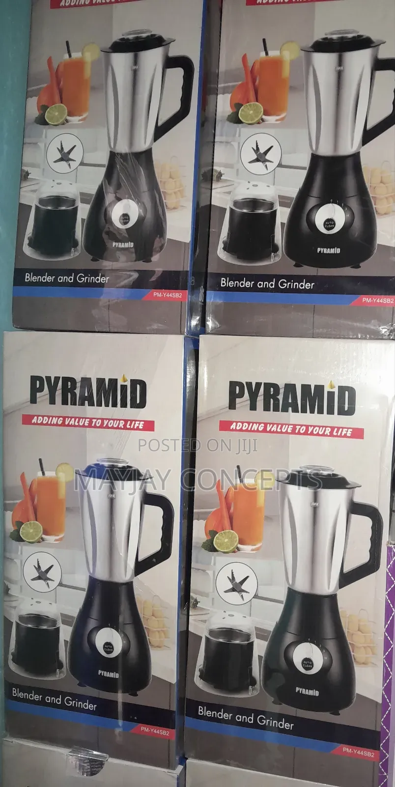 Pyramid Stainless Blender and Grinder