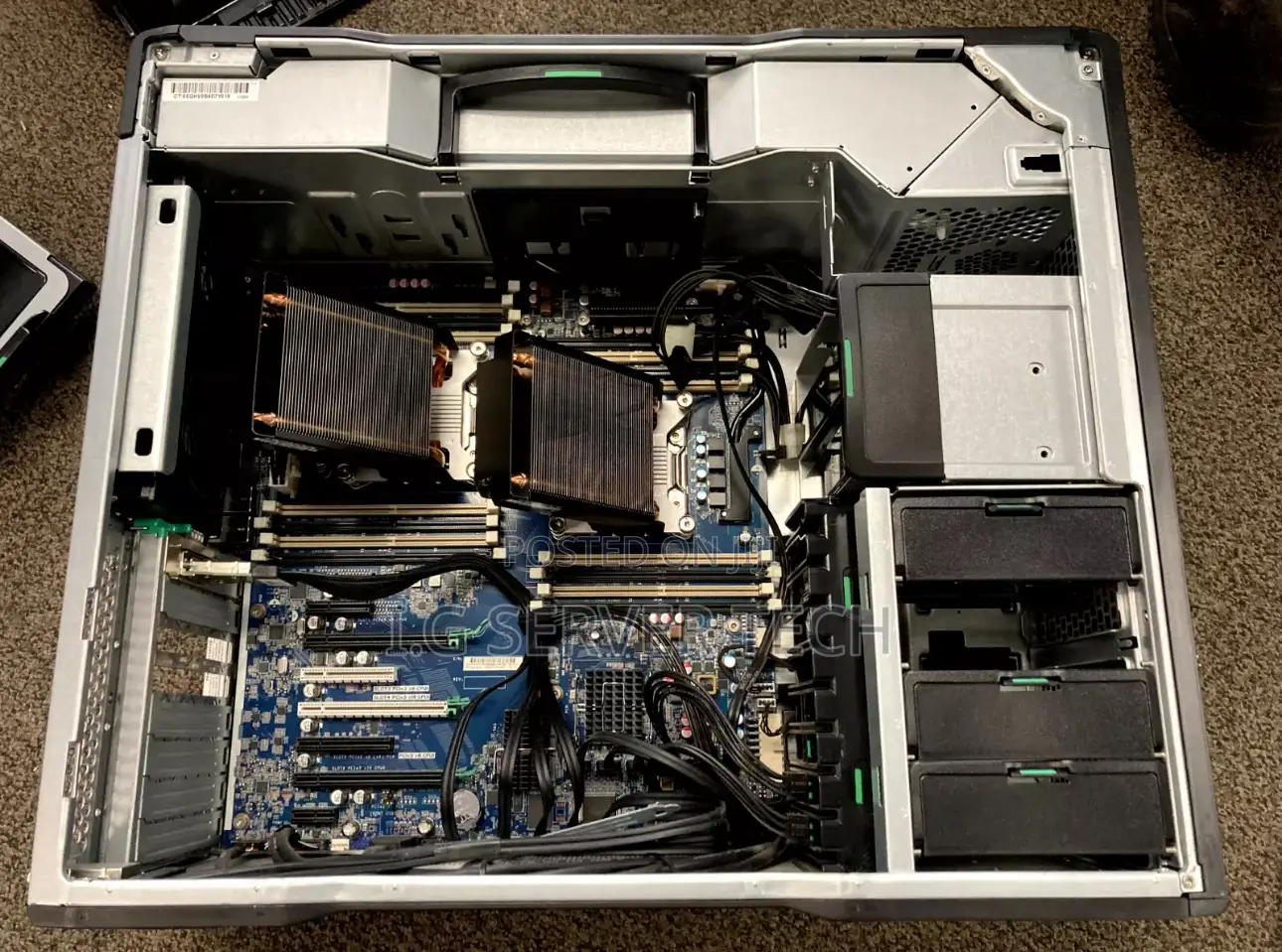 Desktop Computer HP Z840 64GB Intel Xeon HDD+SSD 1T