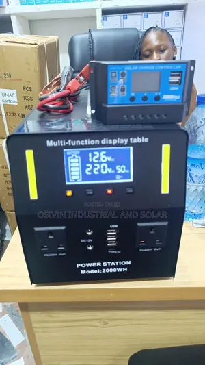 Jordy Ele 2000w Solar Generator With 200w Solar Panels 2pics
