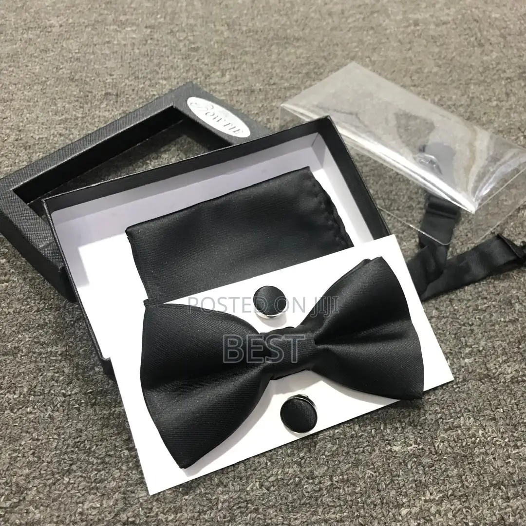 Plain Quality Complete Set Bow Ties