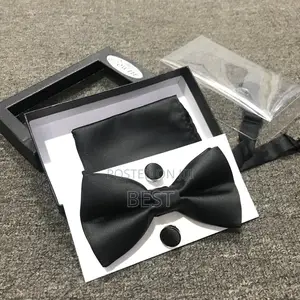 Plain Quality Complete Set Bow Ties