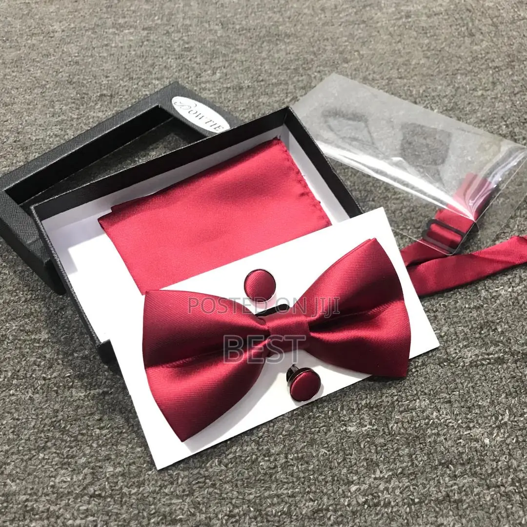 Plain Quality Complete Set Bow Ties
